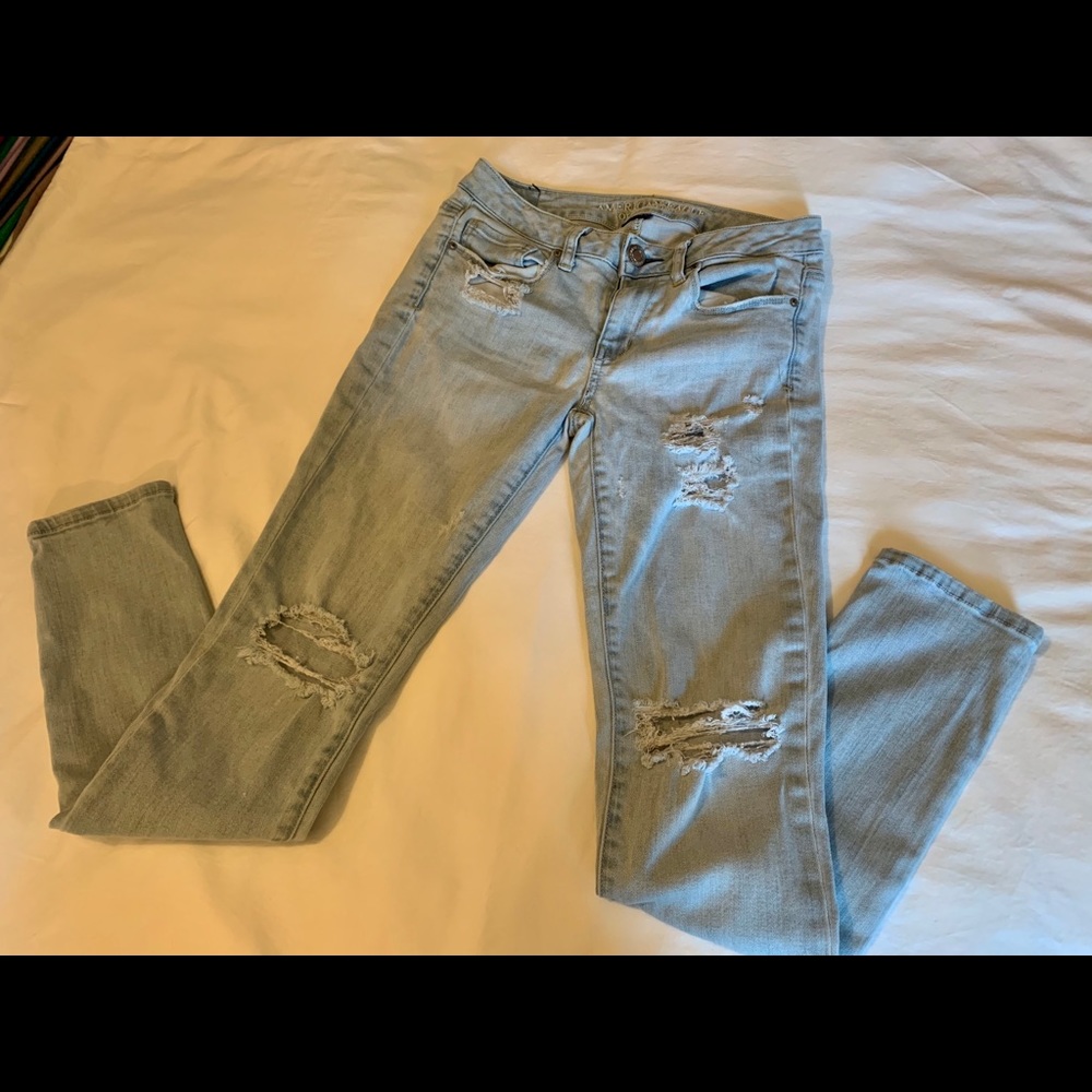 American Eagle Super Stretch Skinny Jeans Sz 4
